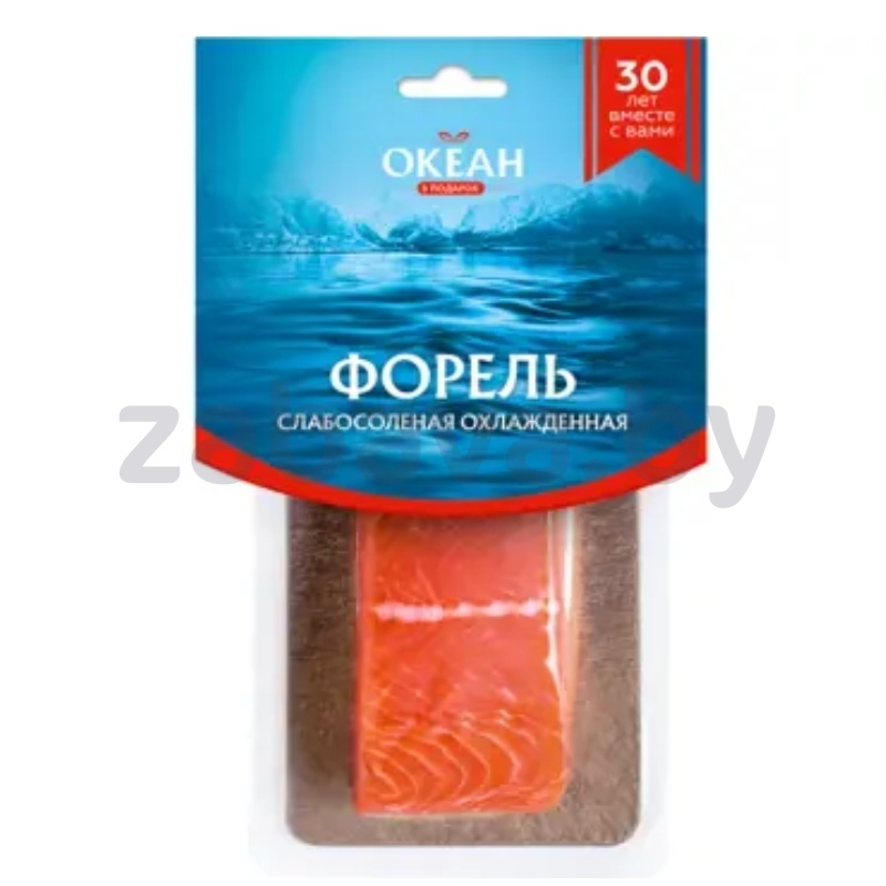 Форель классическая «Океан в подарок», филе-кусок с кожей, с/с, в/у, 200 г