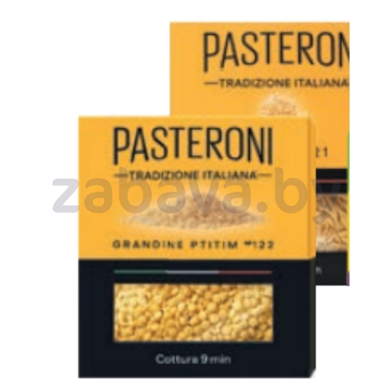 Макаронные изделия Pasteroni grandine ptitim №122 или riso №121, 400 г