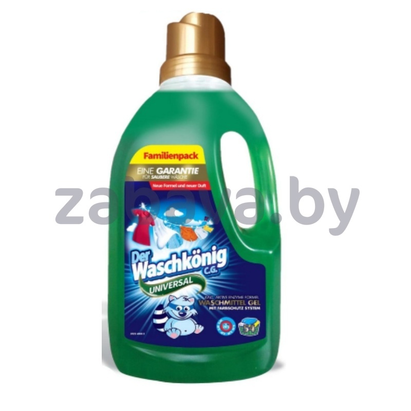 Гель для стирки белья Der Waschkönig C.G., универсальный, 4,3 л