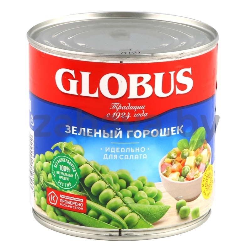 Горошек зеленый Globus, 400 г
