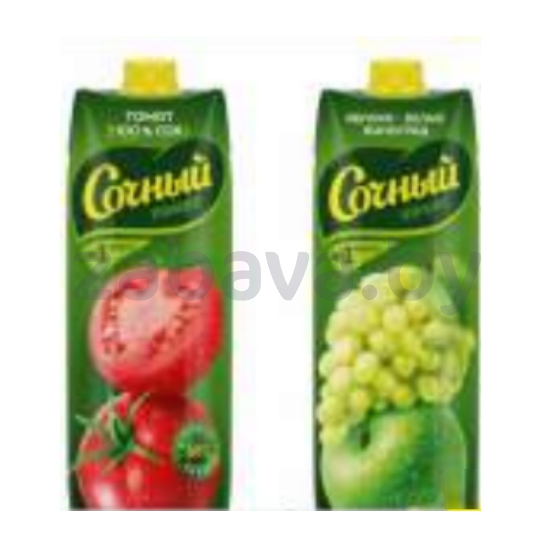 Нектар «Сочный», яблоко-белый виноград или томат, 1 л