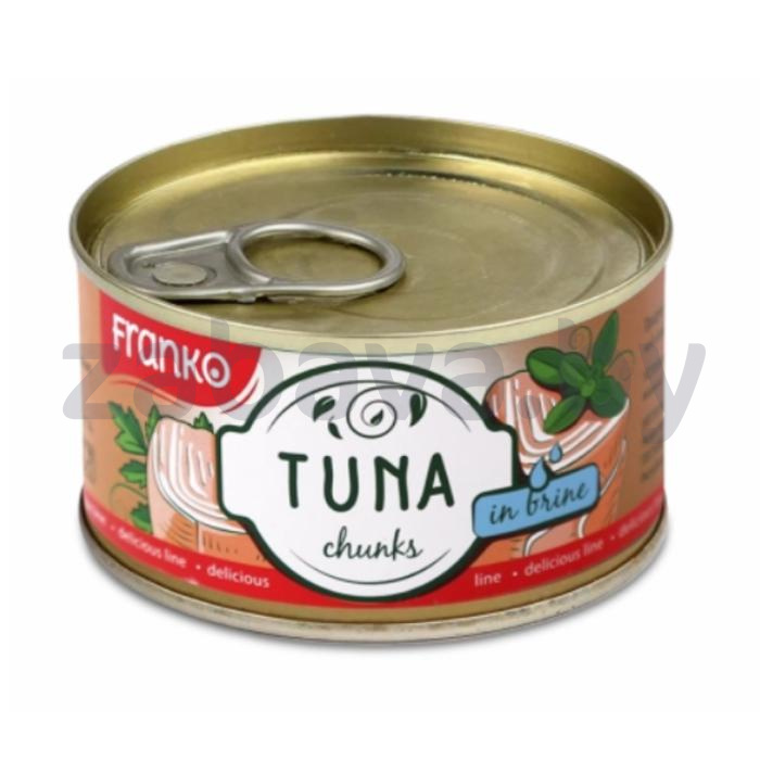 Тунец Franko, филе, кусочки в рассоле/в масле, 185 г