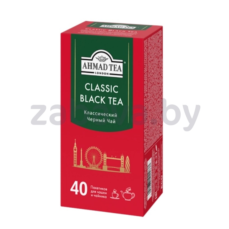 Чай черный Ahmad Classic Black, 40 пак. 