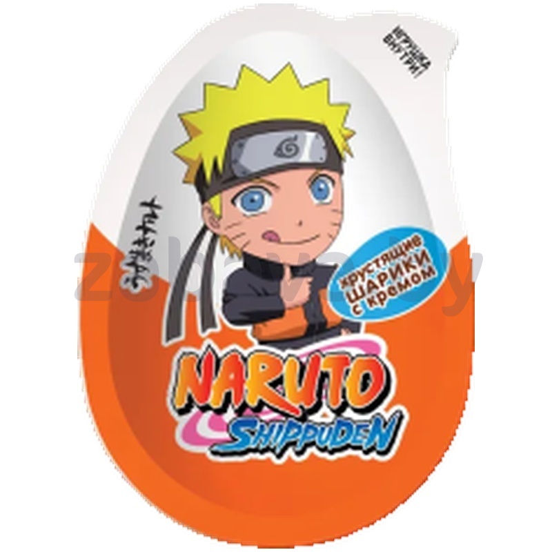 Шарики хрустящие Naruto Shippuden, с кремом, 15 г