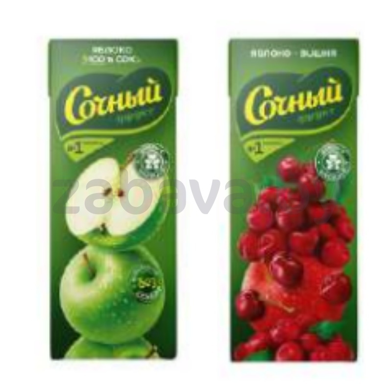 Нектар/сок «Сочный фрукт», 200 мл, в ассорт.