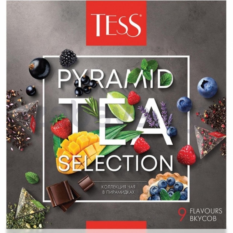 Набор чая Tess Tea Collection, 9 видов, 45 пак., 81 г