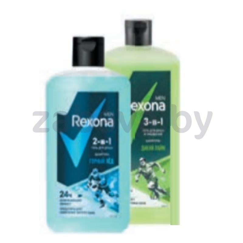 Гель-шампунь д/душа Rexona Men, 3в1, горн. лед или дик. лайм, 750 мл