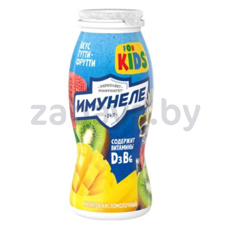 Напиток «Имунеле Kids», к/м тутти-фрутти, 1,5%, 100 г