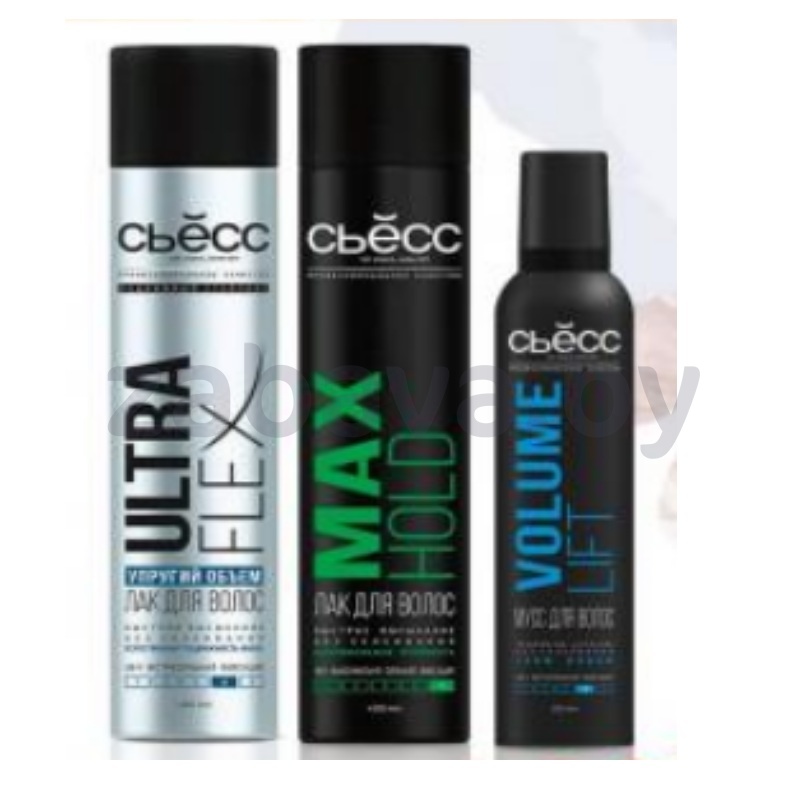 Лак/мусс для волос «Сьёсс», 400/250 мл