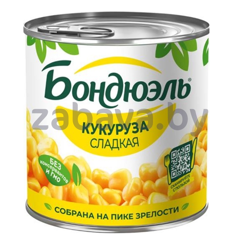 Кукуруза «Бондюэль», сладкая, 340 г