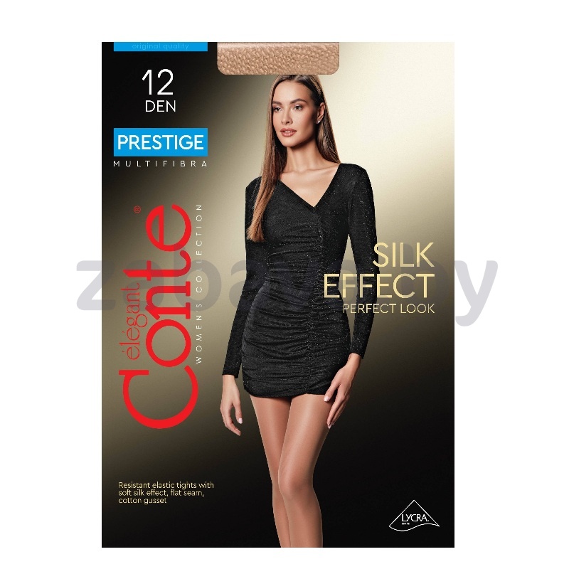 Колготки женские Conte Prestige 12 den, р-р 2, 3, 4, в ассорт.