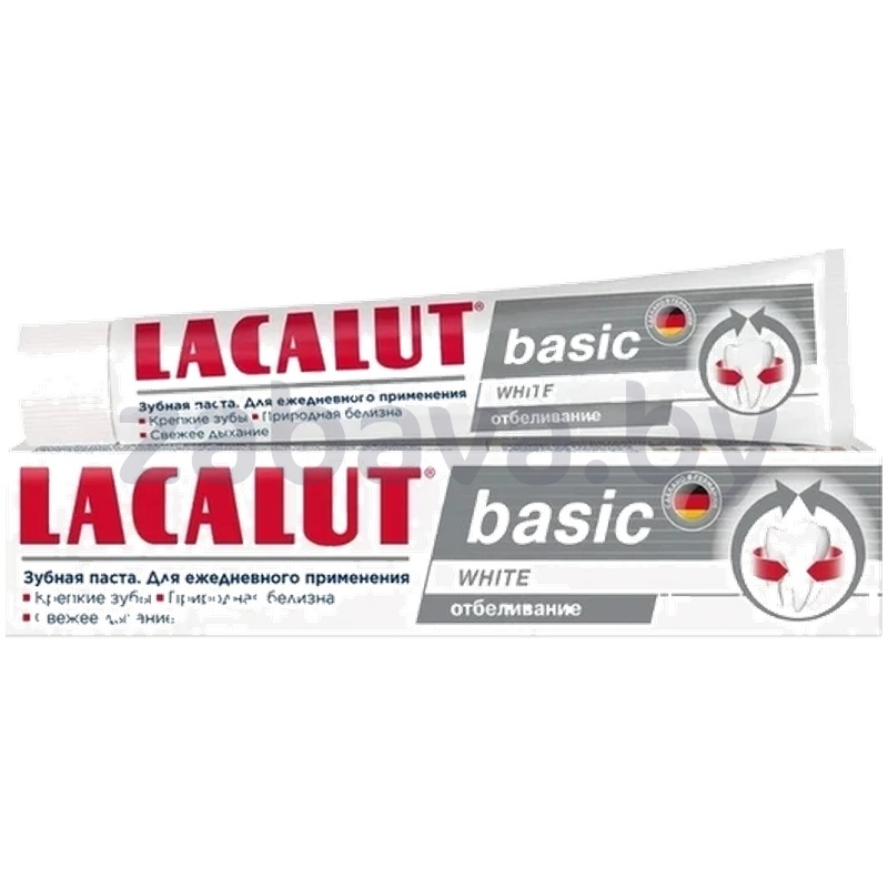 Паста зубная Lakalut, Basic White, 75 мл