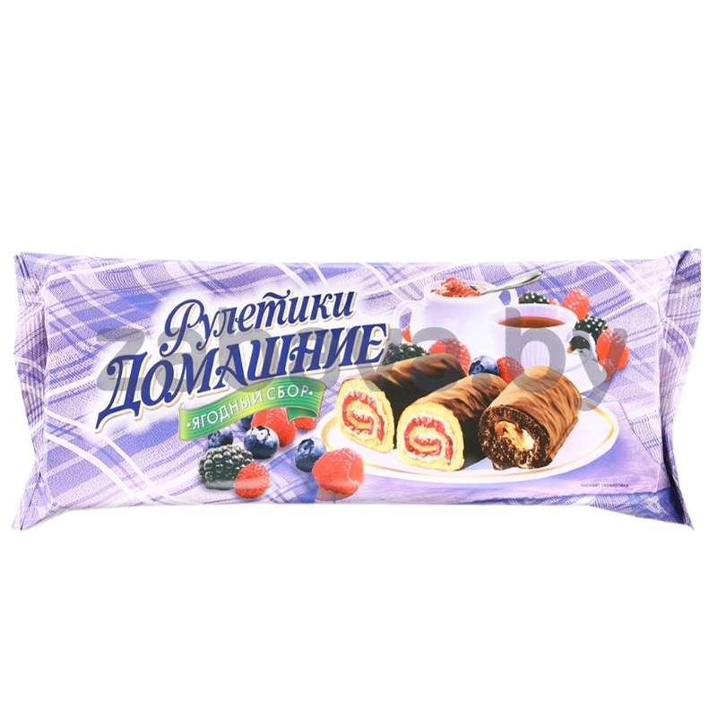 Мини-рулеты «Домашние», ягодный сбор, 150 г