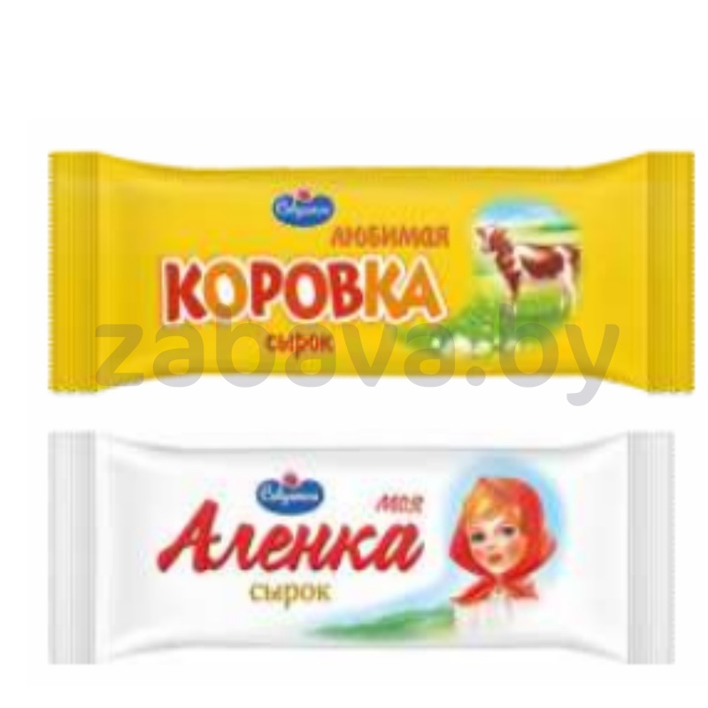 Сырок творожный «Савушкин» «Моя Аленка» или «Коровка», 20%, 40 г