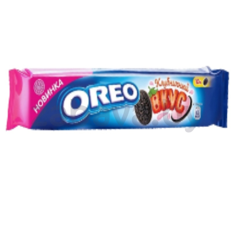 Печенье Oreo с клубничной начинкой, 95 г
