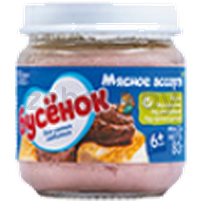 Пюре «Бусёнок», мясное ассорти, 80 г