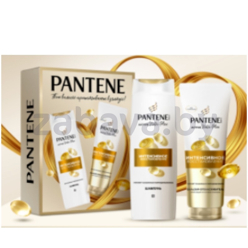 Набор подар. Pantene, интенс. восстан. или густ. и крепкие, шампунь и бальзам, 250+180 мл