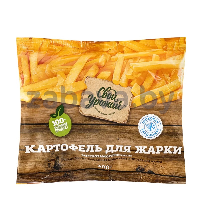 Картофель для жарки «Свой урожай», замор., 400 г