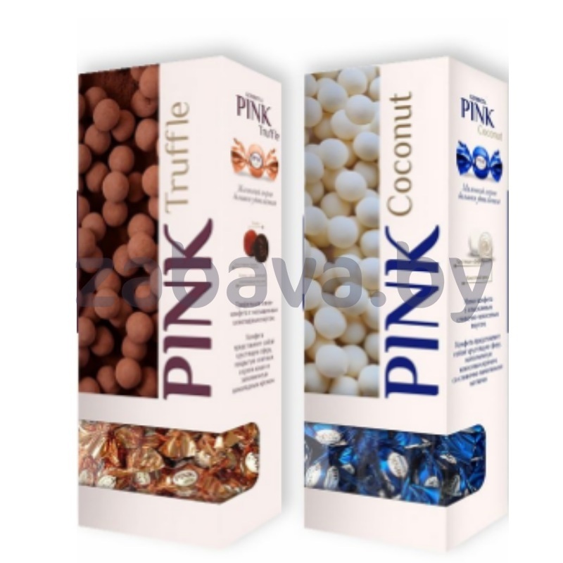 Конфеты Pink Coconut/Truffle, трюфель/кокос, 163 г