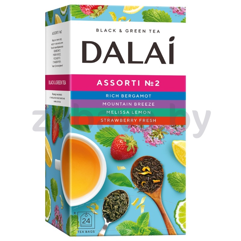 Чай черный Dalai Assorti №2, 24 пак., 39 г