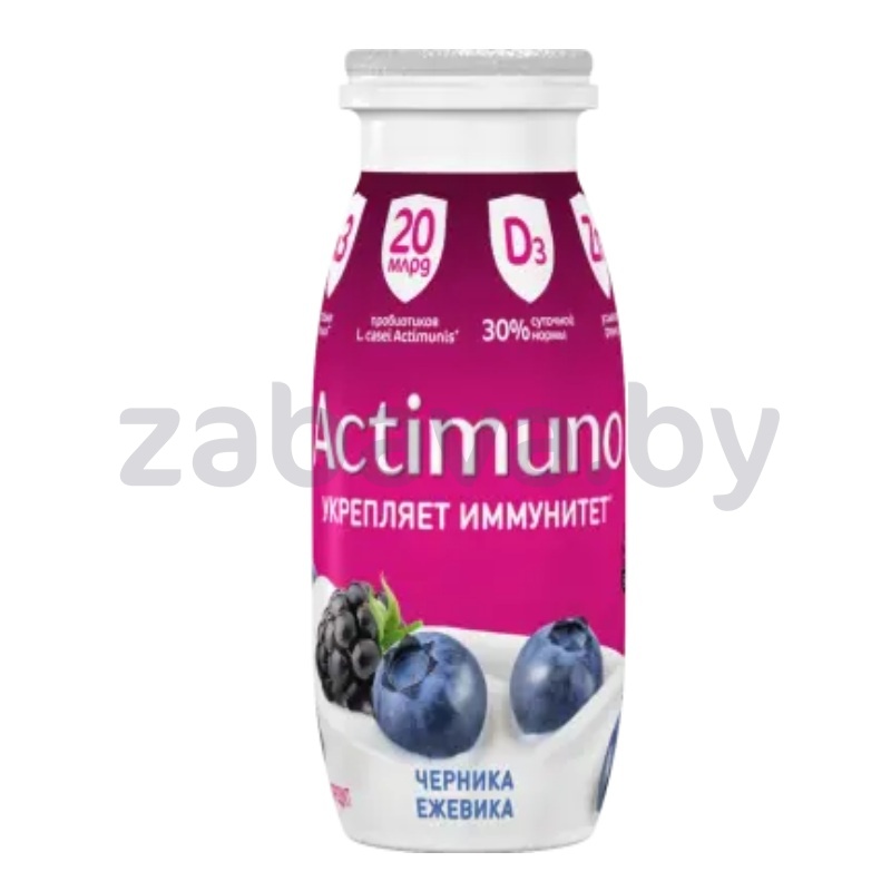 Продукт Actimuno, 1,5%, 95 г, черника-ежевика