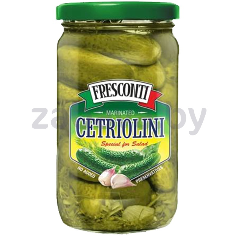 Огурцы Fresconti, маринов., корнишоны, 350 г