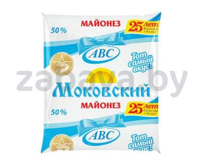 Майонез ABC «Московский», 50%, 360 г