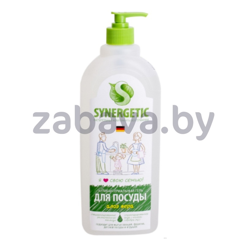 Средство для мытья посуды Synergetic «Алоэ», 1000 мл