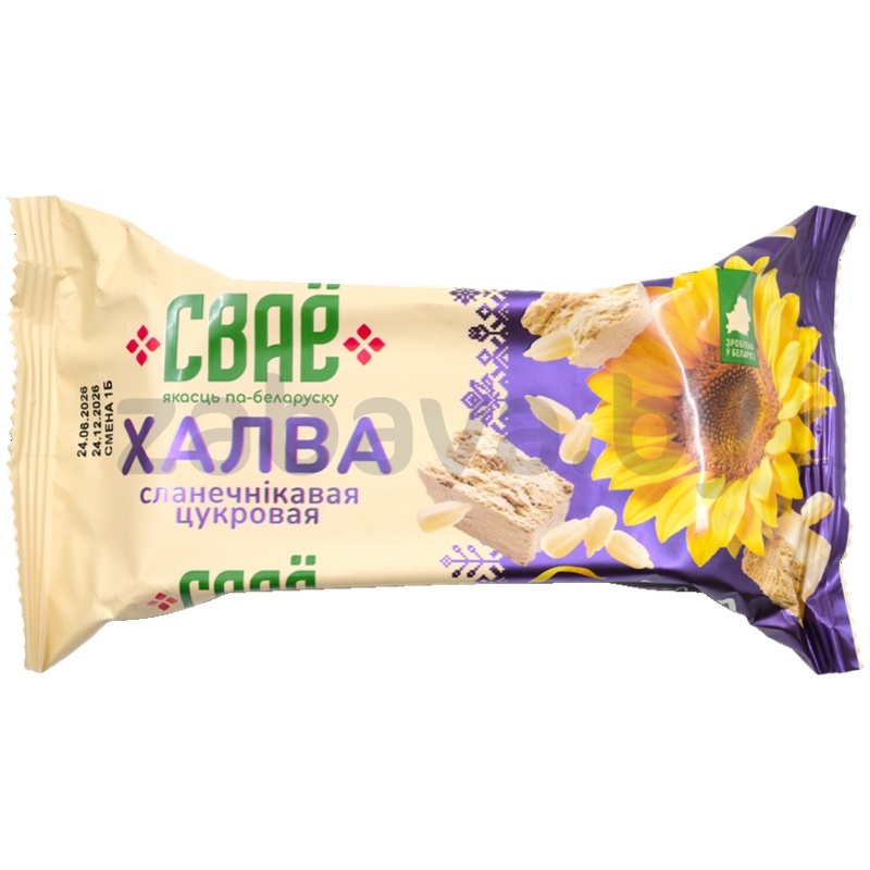 Халва подсолнечная «Сваё», сахарная, РБ, 240 г