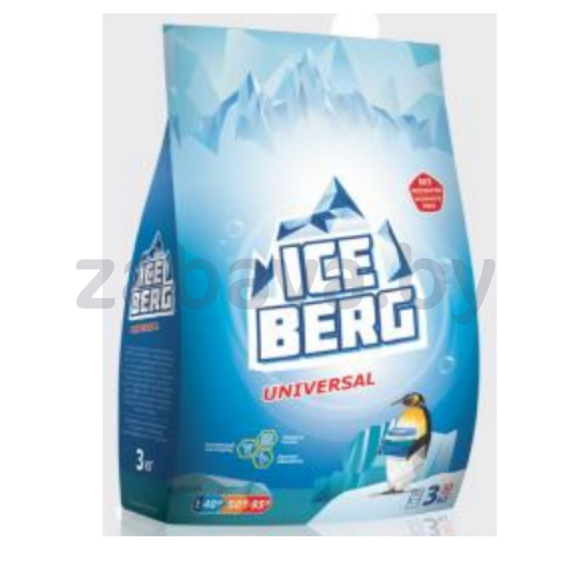 Стиральный порошок Iceberg Universal, 3 кг