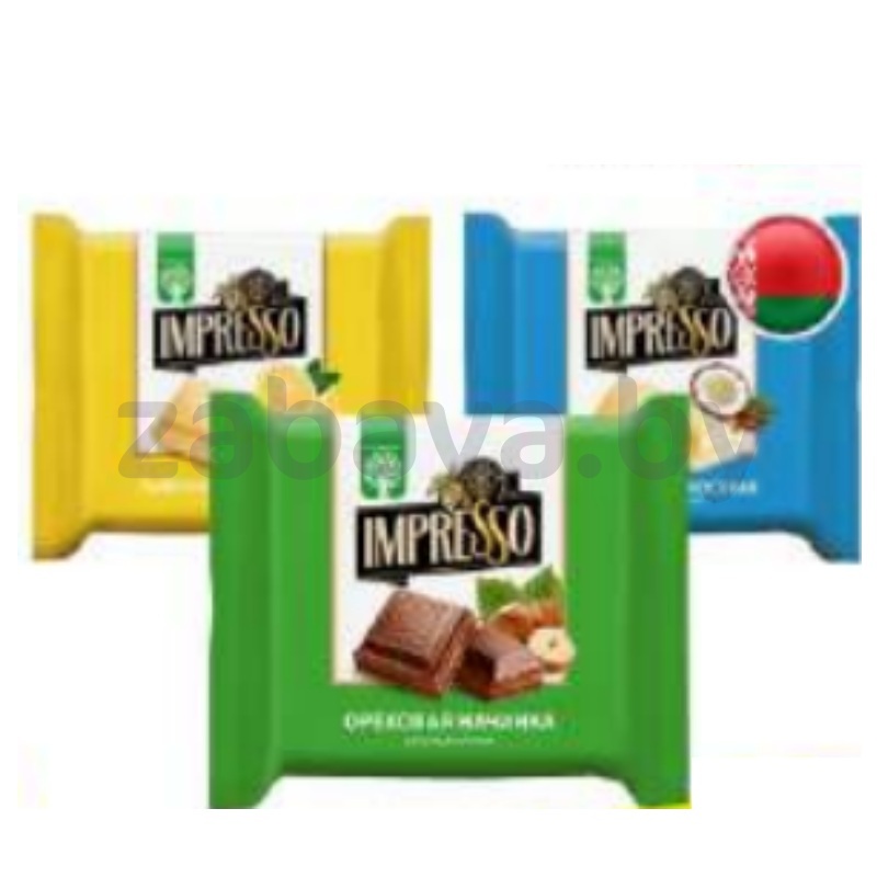Шоколад Impresso, 75 г, в ассорт.