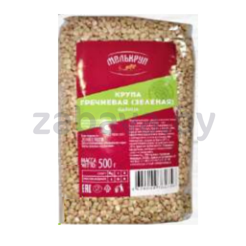 Крупа гречневая «Мелькруп», зеленая, ядрица, 500 г