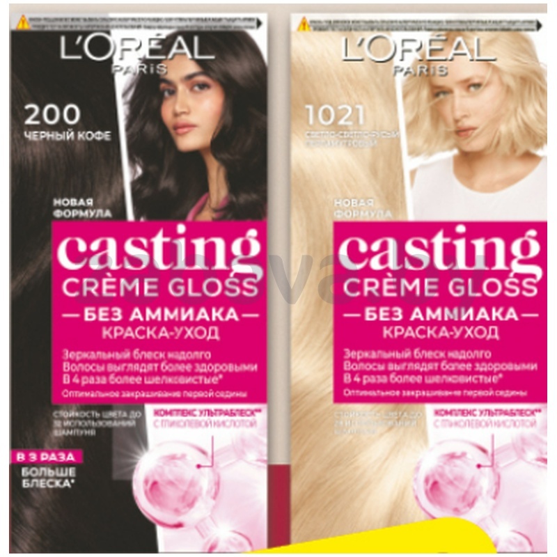 Краска для волос L'Oréal Casting Crème Gloss 200/1021