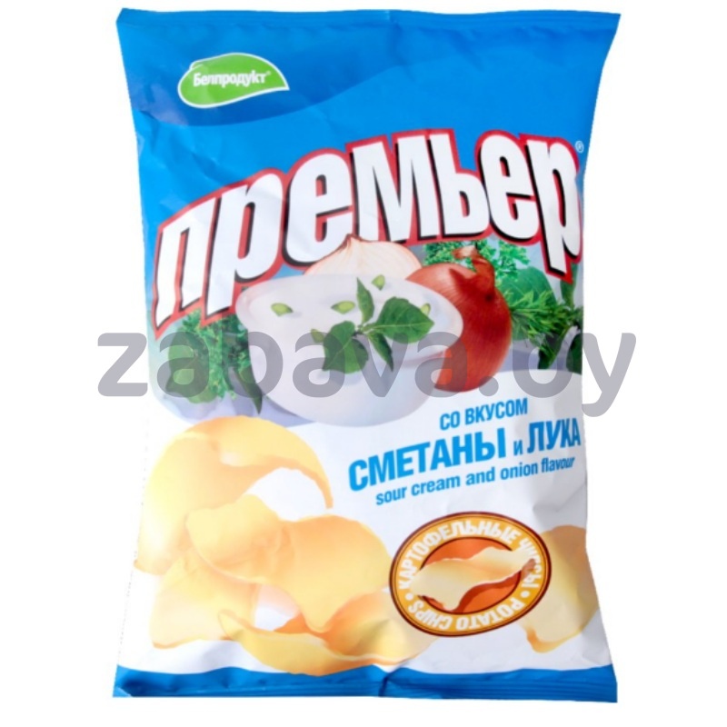 Чипсы «Премьер» со вк. сметаны-лука или утка по-пекински, 70 г