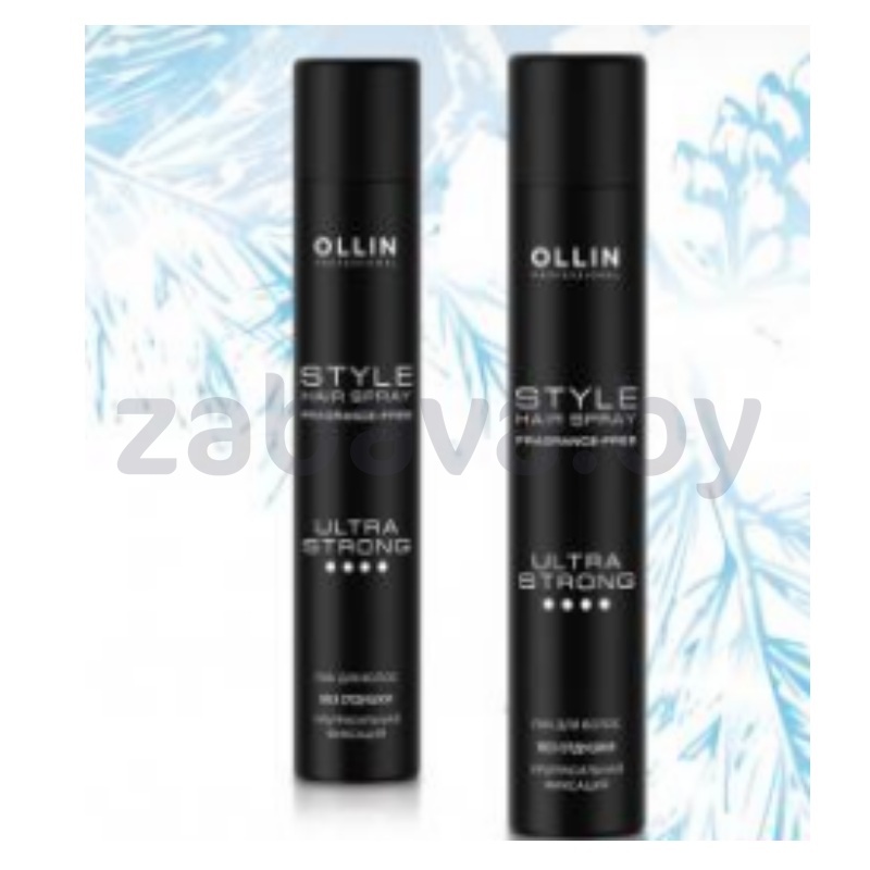 Лак для волос Ollin Style, ультрасильн. фикс., 400 мл