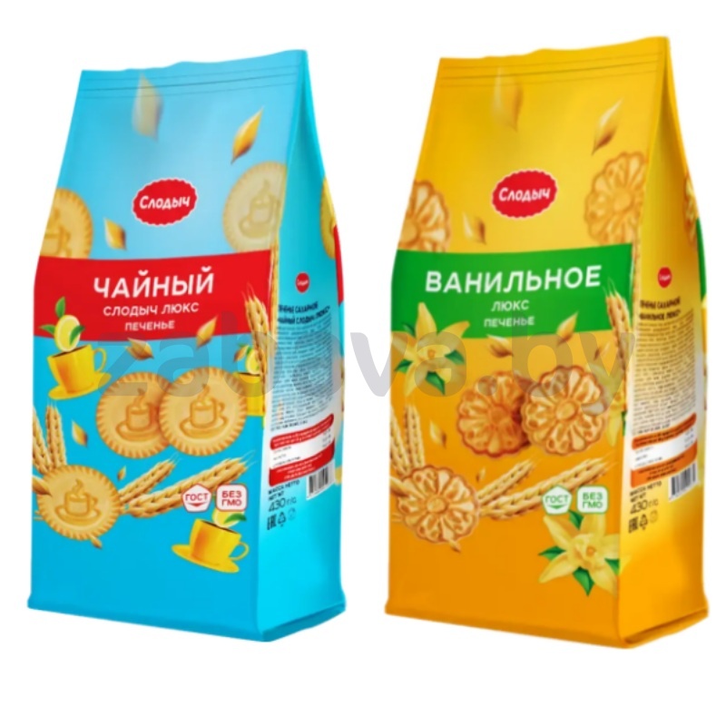 Печенье «Слодыч», «Ванильное люкс» или «Чайный люкс», 430 г