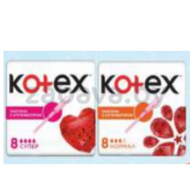 Тампоны Kotex Lux Applicator, Normal/Super, 8/8 шт.