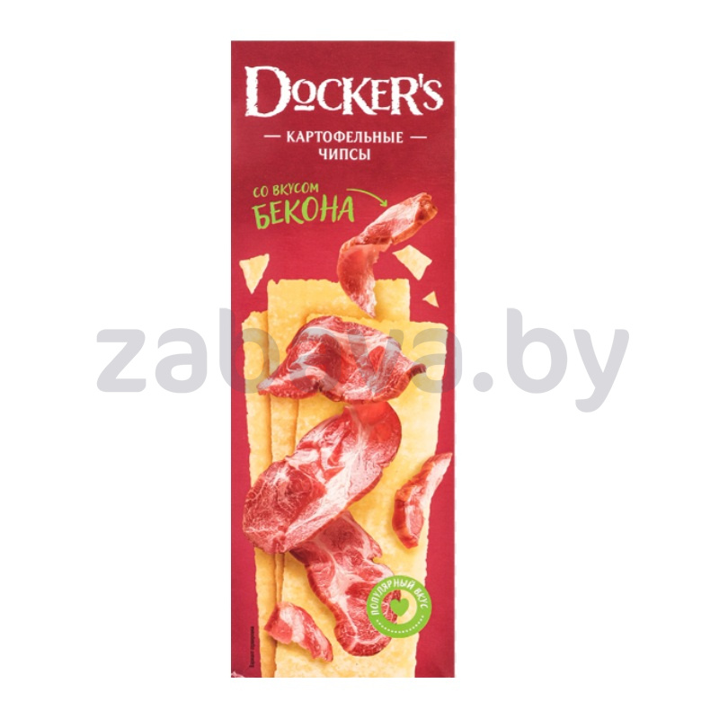 Чипсы Docker's, бекон, 200 г