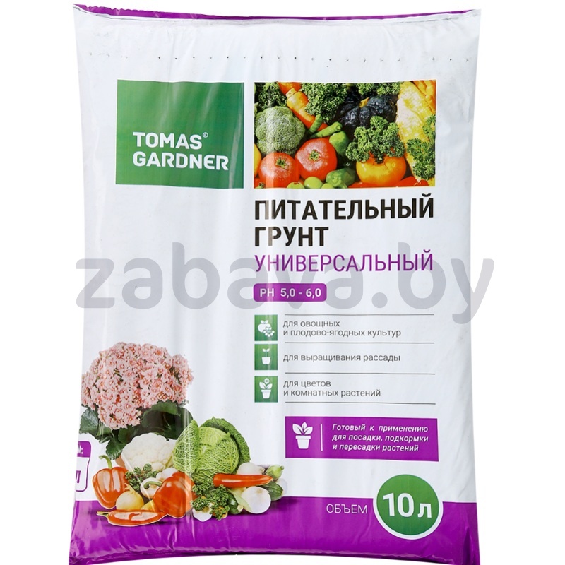Грунт Tomas Gardner, питательный, универсальный, 10 л