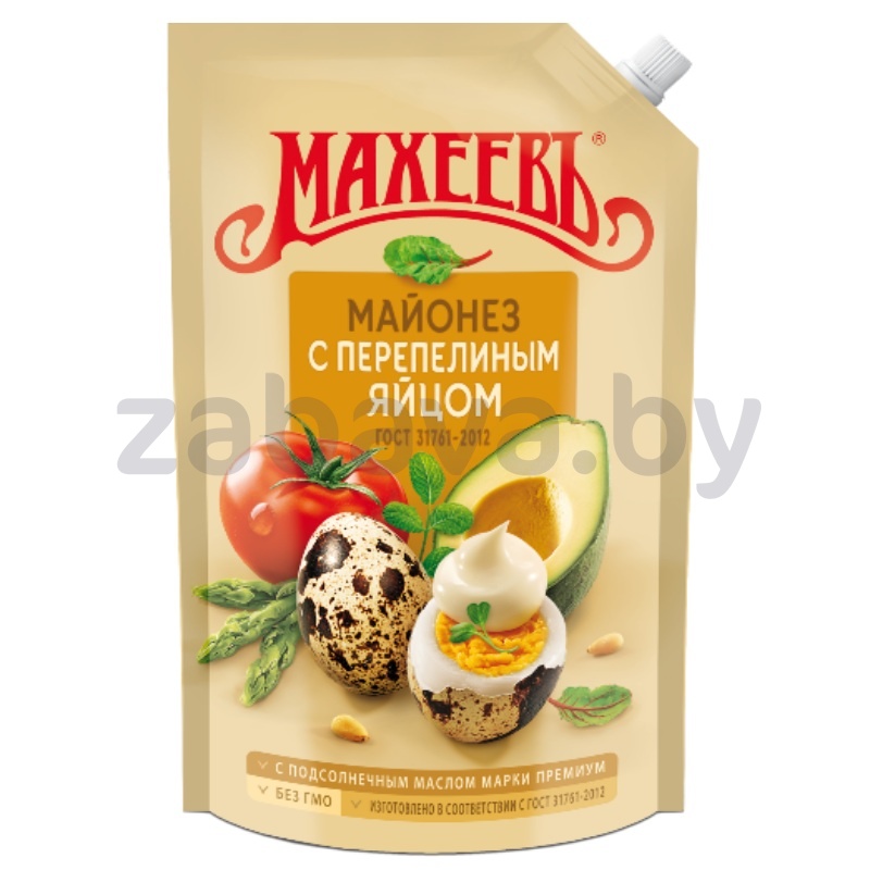 Майонез «Махеевъ» с перепелиным яйцом, 770 г