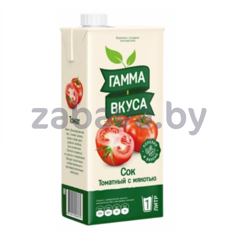 Нектар «Гамма вкуса» томатный с мякотью, 1 л