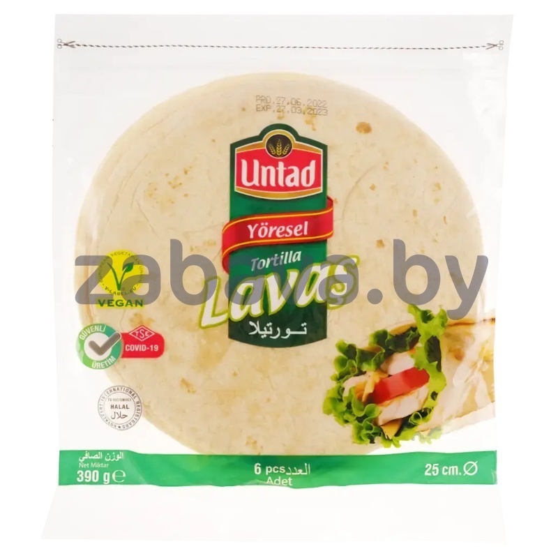 Тортилья-лаваш Untad, Турция, 390 г