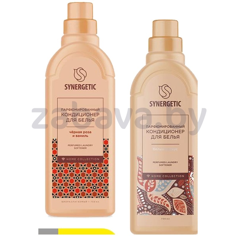 Кондиционер для белья Synergetic, парфюмир., 750 мл, в ассорт.