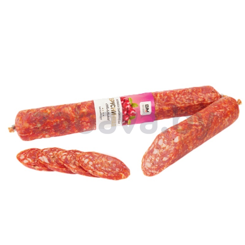 Колбаса «Брусничная», салями, с/к, в/с, 1 кг, «Волковысский» МК