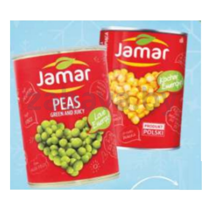Горошек/кукуруза Jamar, 400 г