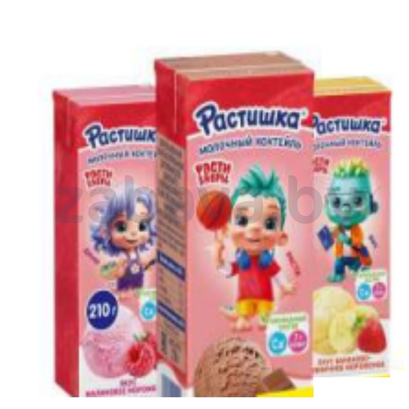 Коктейль молочный «Растишка», 2%, 210 г, в ассорт.