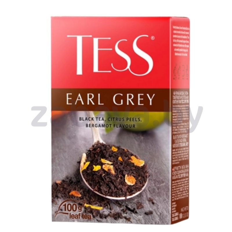 Чай черный листовой Tess Earl Grey, 100 г