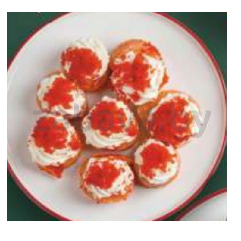 Рулетики из лосося с сыром и икрой, 410 г