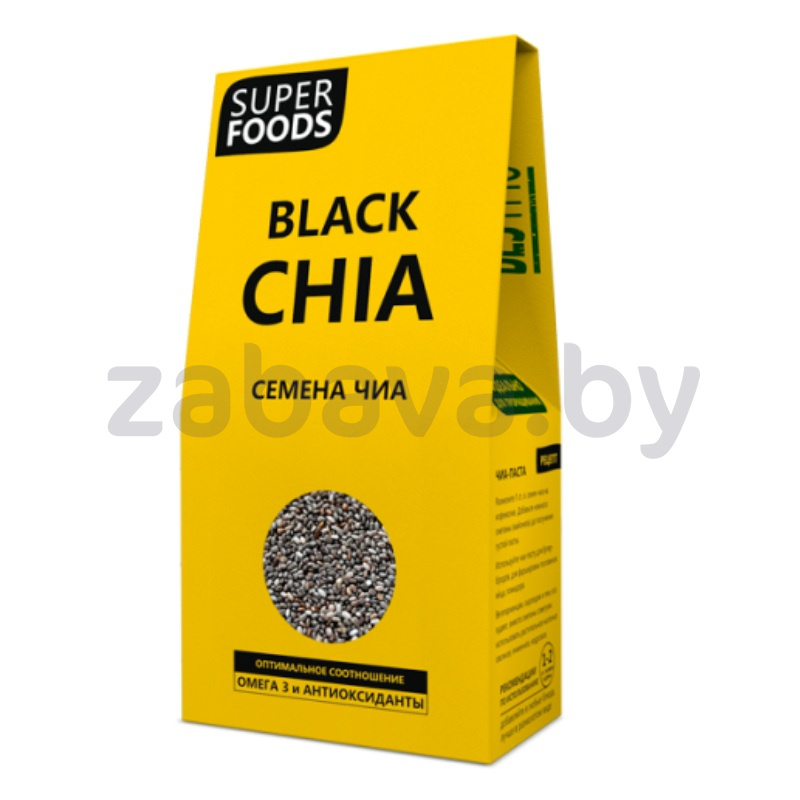 Семена чиа Black Chia «Компас здоровья», 150 г