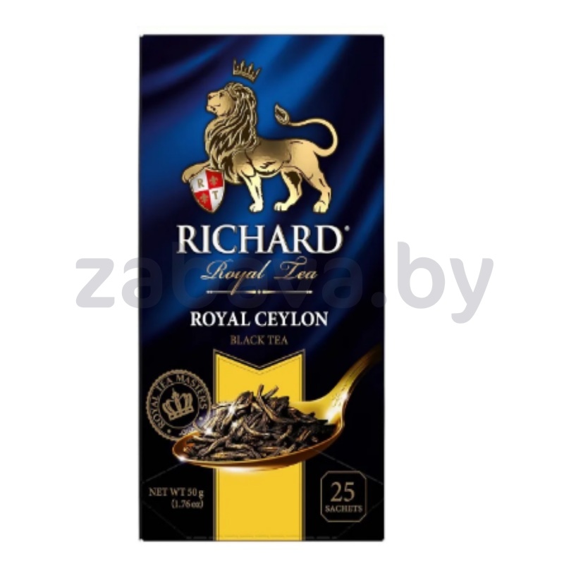 Чай Richard Royal Ceylon, черн., байхов., 25 пак.